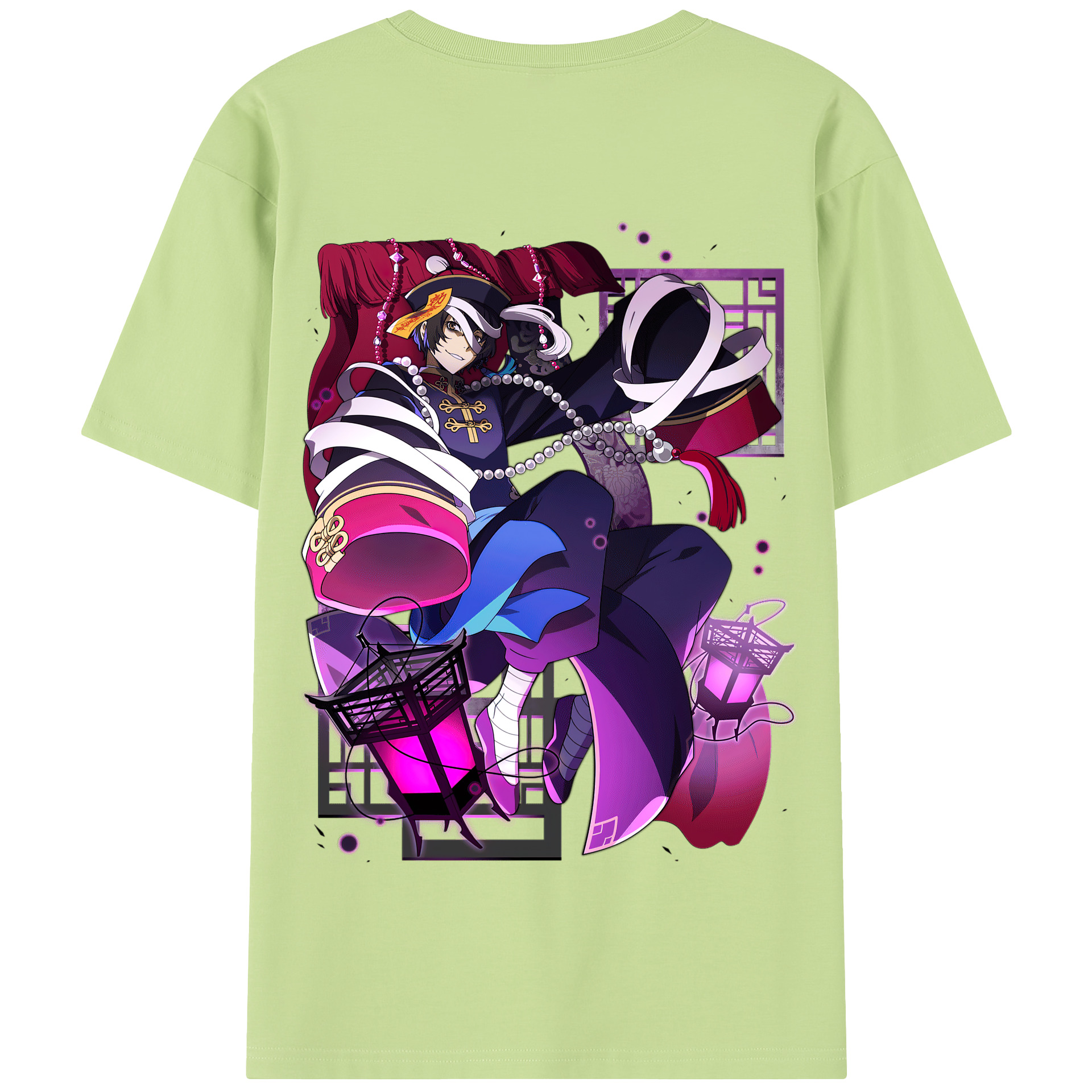 （画像用） 文豪ストレイドッグス Bungo Stray Dogs 綿100％半袖Tシャツ（背面プリント）